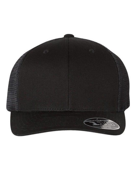 Leatherette Patch 110m Flex Fit Trucker Hat